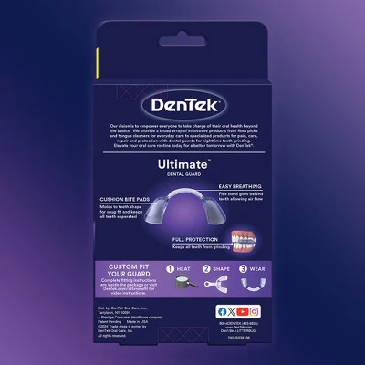 DenTek Ultimate Dental Guard For Nighttime Teeth Grinding with SmartFit Tray - Imperfect Box - Image 8
