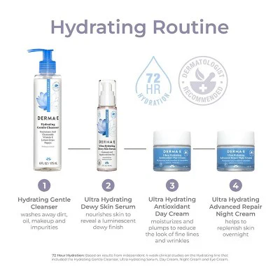 derma e Hydrating Night Cream 2oz - New - Image 9