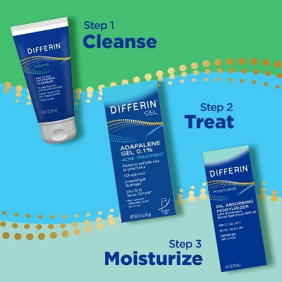 Differin Oil Absorbing Moisturizer with Sunscreen Broad-Spectrum UVA/UVB  SPF 30  4oz - New - Image 5