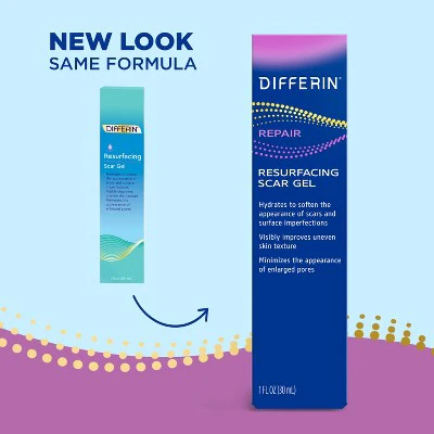 Differin Resurfacing Acne Scar Gel Travel Size 1 fl oz - New - Image 3