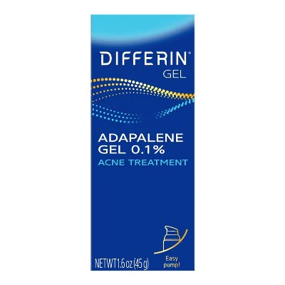 Differin Retinoid Acne Treatment; Adapalene Gel 0.1% 45g/1.6oz - Missing Box