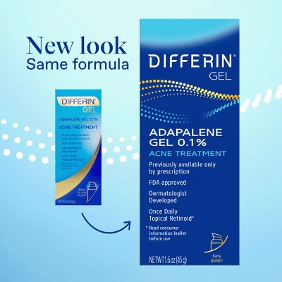 Differin Retinoid Acne Treatment; Adapalene Gel 0.1% 45g/1.6oz - Missing Box - Image 3