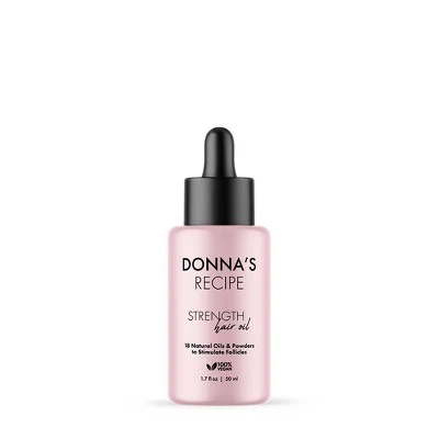 Donna's Recipe Strength Scalp Treatment Hair Oil 1.7 fl oz - Imperfect Container