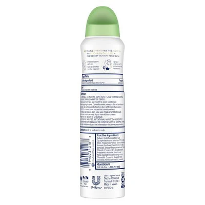Dove Beauty Advanced Care Cool Essentials 72-Hour Women's Antiperspirant & Deodorant Dry Spray - Imperfect Container - Image 2
