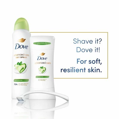 Dove Beauty Advanced Care Cool Essentials 72-Hour Women's Antiperspirant & Deodorant Dry Spray - Imperfect Container - Image 6
