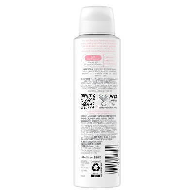 Dove Beauty Whole Body Deodorant Spray Raspberry; Rose Cooling Aluminum-Free 4oz - Imperfect Container - Image 2