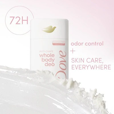 Dove Beauty Whole Body Solid Deodorant Anti-Chafe Stick Raspberry & Rose 2.6oz - New - Image 2
