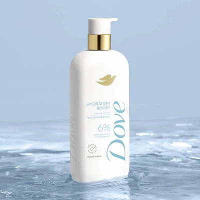 Dove Hydration Boost Serum Body Wash Drenches Dry Skin with 6% Hydrating Serum with Hyaluronic Acid 18.5 fl oz - New - Image 11