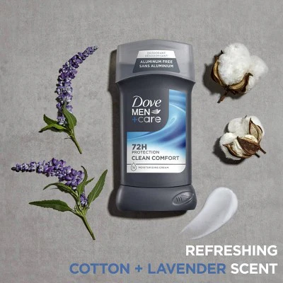 Dove Men+Care Solid Deodorant Stick Clean Comfort 3oz - New - Image 4