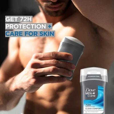 Dove Men+Care Solid Deodorant Stick Clean Comfort 3oz - New - Image 6