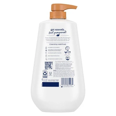 Dove Pamper Body Wash Pump Shea Butter & Vanilla 24hr Lotion-Soft Skin 30.6 fl oz - New - Image 2