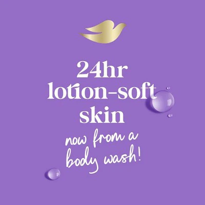 Dove Relax Body Wash Lavender & Chamomile 24hr Lotion Soft Skin 20 fl oz - Imperfect Container - Image 5