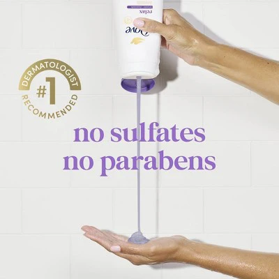 Dove Relax Body Wash Lavender & Chamomile 24hr Lotion Soft Skin 20 fl oz - Imperfect Container - Image 7
