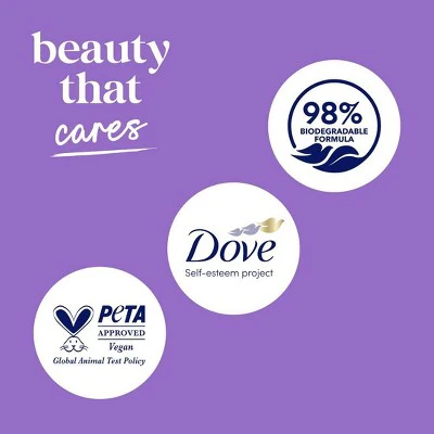 Dove Relax Body Wash Pump Lavender & Chamomile 24hr Lotion-Soft Skin 30.6 fl oz - Imperfect Container - Image 11