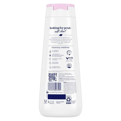 Dove Renew Body Wash Peony & Rose Oil 24hr Lotion-Soft Skin Vegan 20 fl oz - New - Image 2