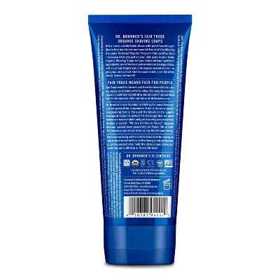 Dr. Bronner's Shave Soap Peppermint 7 fl oz - New - Image 2