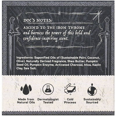 DR. SQUATCH Men's All Natural Bar Soap Thousand Sword Scrub 5oz - Imperfect Box - Image 2