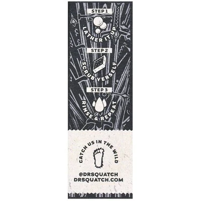 DR. SQUATCH Men's All Natural Bar Soap Thousand Sword Scrub 5oz - Imperfect Box - Image 3