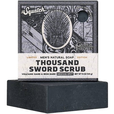 DR. SQUATCH Men's All Natural Bar Soap Thousand Sword Scrub 5oz - Imperfect Box - Image 5