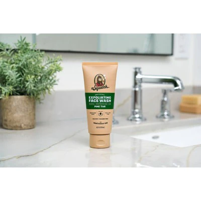 DR. SQUATCH Men's Natural Face Wash Pine Tar 4oz - New - Image 4
