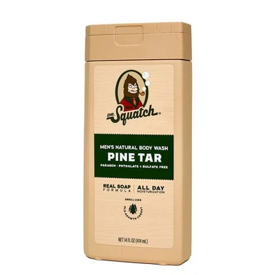 DR. SQUATCH Men's Natural Body Wash Pine Tar 14 fl oz - New - Image 3