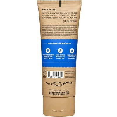 DR. SQUATCH Men's Natural Shave Butter Fresh Falls 6 fl oz - Imperfect Container - Image 2