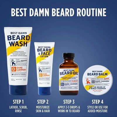 Duke Cannon Supply Co. Best Beard Face Lotion 3 fl oz - Imperfect Container - Image 4