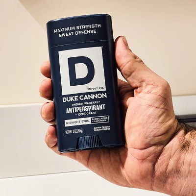 Duke Cannon Supply Co. Trench Warfare Deodorant Stick Midnight Swim 3oz - Imperfect Container - Image 6