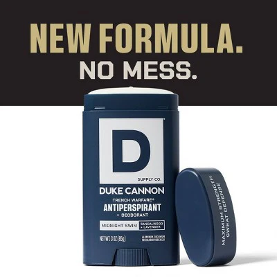Duke Cannon Supply Co. Trench Warfare Deodorant Stick Midnight Swim 3oz - Imperfect Container - Image 9