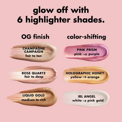 e.l.f. Halo Glow Highlight Beauty Wand Pink Prism 0.33 fl oz - Imperfect Box - Image 5