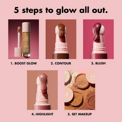 e.l.f. Halo Glow Liquid Filter Highlighter 4 Medium 1.06 fl oz - New - Image 12