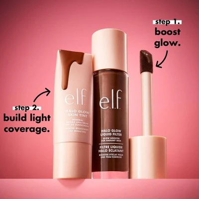 e.l.f. Halo Glow Liquid Filter Highlighter 4 Medium 1.06 fl oz - New - Image 14