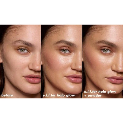 e.l.f. Halo Glow Powder Filter Foundation Light Warm 0.35oz - New - Image 5