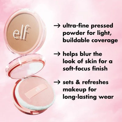 e.l.f. Halo Glow Powder Filter Foundation Medium Warm 0.35oz - Imperfect Box - Image 6