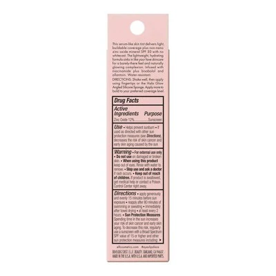 e.l.f. Halo Glow Skin Tint Light Coverage Foundation Mineral SPF 50 5 Light Warm 1 fl oz - Imperfect Box - Image 13