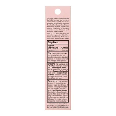 e.l.f. Halo Glow Skin Tint Light Coverage Foundation - Mineral SPF 50 - 6 Light Cool - 1 fl oz - Image 13