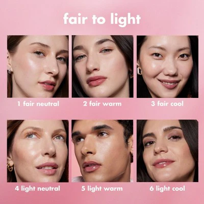 e.l.f. Halo Glow Skin Tint Light Coverage Foundation - Mineral SPF 50 - 6 Light Cool - 1 fl oz - Image 5