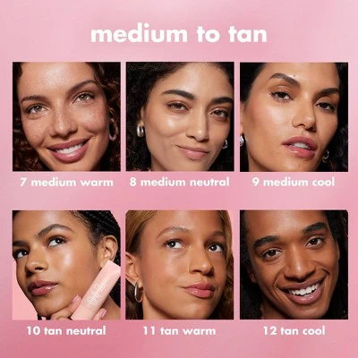e.l.f. Halo Glow Skin Tint Light Coverage Foundation Mineral SPF 50 9 Medium Cool 1 fl oz - Imperfect Box - Image 5