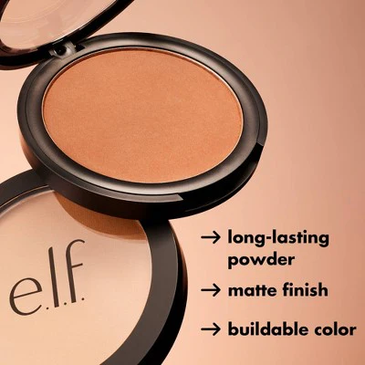 e.l.f. Primer-Infused Matte Bronzer Fresh Tan 0.35oz - New - Image 6