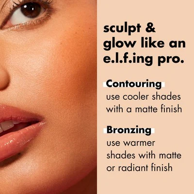 e.l.f. Primer-Infused Matte Bronzer Fresh Tan 0.35oz - New - Image 7