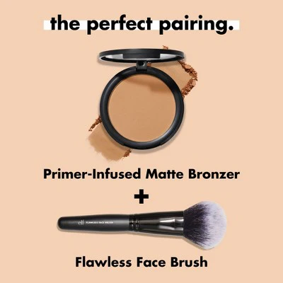 e.l.f. Primer-Infused Matte Bronzer Fresh Tan 0.35oz - New - Image 8