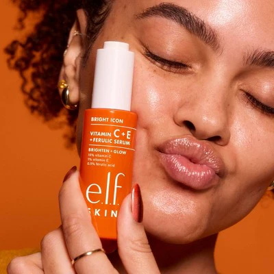 e.l.f. SKIN Bright Icon Vitamin C + E + Ferulic Face Serum 1 fl oz - Imperfect Box - Image 10