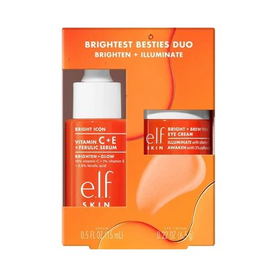 e.l.f. SKIN Brightest Besties Duo Eye Cream Mini Set 2pc - Imperfect Box