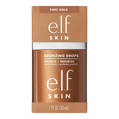 e.l.f. SKIN Bronzing Drops Pure Gold 1 fl oz - New - Image 13