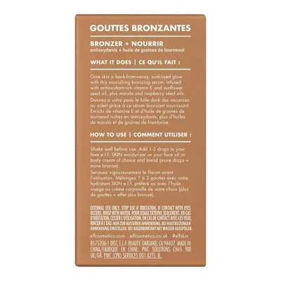 e.l.f. SKIN Bronzing Drops Rose Gold 1 fl oz - Imperfect Box - Image 12