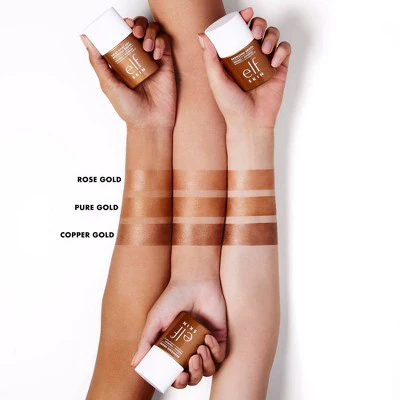 e.l.f. SKIN Bronzing Drops Rose Gold 1 fl oz - Imperfect Box - Image 3