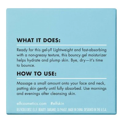e.l.f. SKIN Holy Hydration! Gel-Yeah Face Moisturizer 1.7fl oz - Missing Box - Image 9