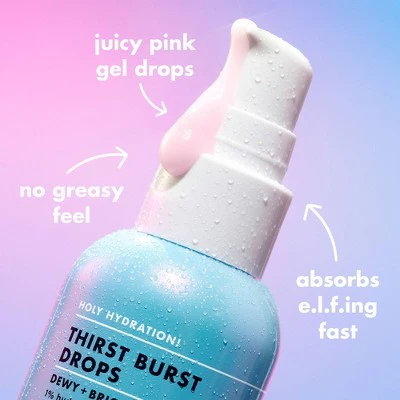 e.l.f. SKIN Holy Hydration! Thirst Burst Moisturizer Drops 1 fl oz - Imperfect Box - Image 4