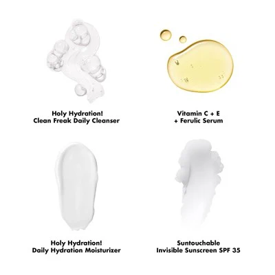 e.l.f. SKIN Wake the e.l.f. Up! Skincare Holiday Gift Kit 4ct - Imperfect Box - Image 4
