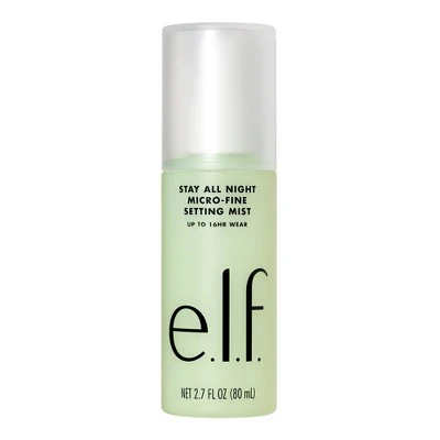 e.l.f. Stay All Night Micro-Fine Setting Mist Light Green 2.7 fl oz - New - Image 5